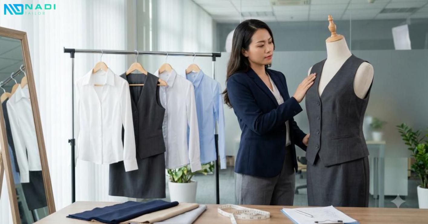 Chọn đồng phục nữ theo vị trí giúp cân bằng thẩm mỹ và tính tiện dụng Chọn đồng phục nữ theo vị trí giúp cân bằng thẩm mỹ và tính tiện dụng
