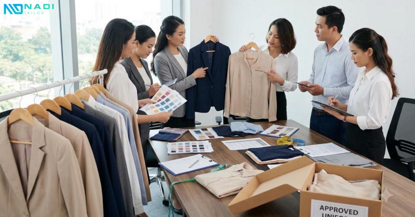 Chốt form, chất liệu và số lượng sớm giúp triển khai nhanh, đồng bộ, tiết kiệm