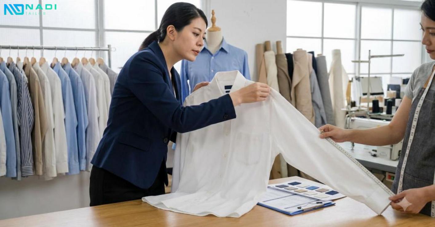 Chọn phom, duyệt mẫu kỹ và cân bằng thẩm mỹ, độ bền giúp hạn chế chi phí chỉnh sửa.
