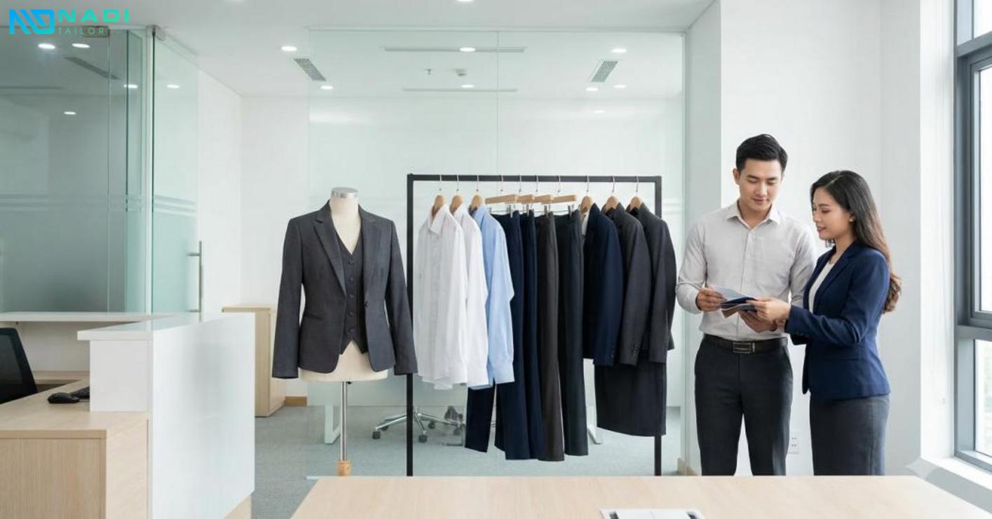 Ưu tiên mẫu đồng phục dễ triển khai, đồng bộ, chỉn chu và phù hợp cho nam lẫn nữ.