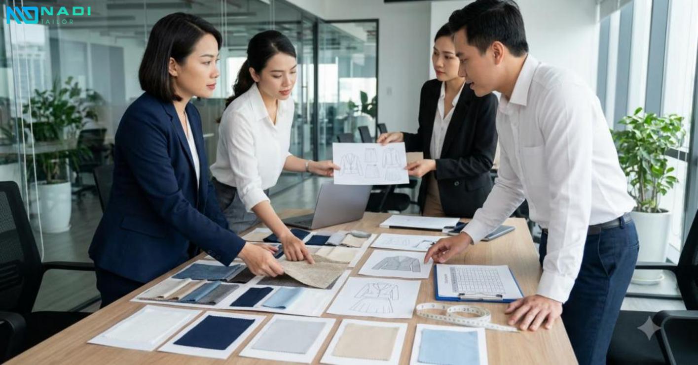 Xác định mục tiêu để chọn kiểu dáng, chất liệu, ngân sách và nhận diện cho đồng phục nữ.