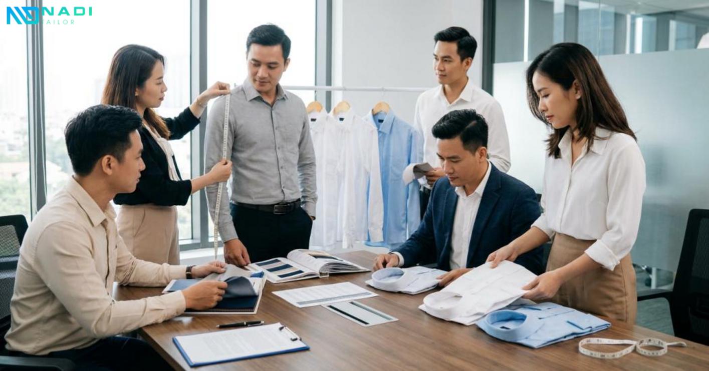 Cách triển khai đồng phục áo sơ mi công sở hiệu quả cho doanh nghiệp Cách triển khai đồng phục áo sơ mi công sở hiệu quả cho doanh nghiệp