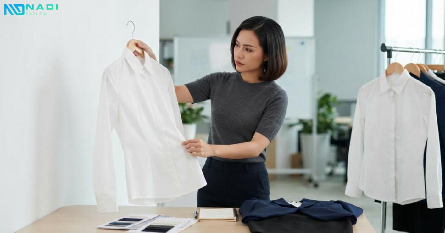 Chọn áo trắng công sở dựa trên chất liệu, độ kín, khả năng giữ dáng và chi phí sử dụng Chọn áo trắng công sở dựa trên chất liệu, độ kín, khả năng giữ dáng và chi phí sử dụng