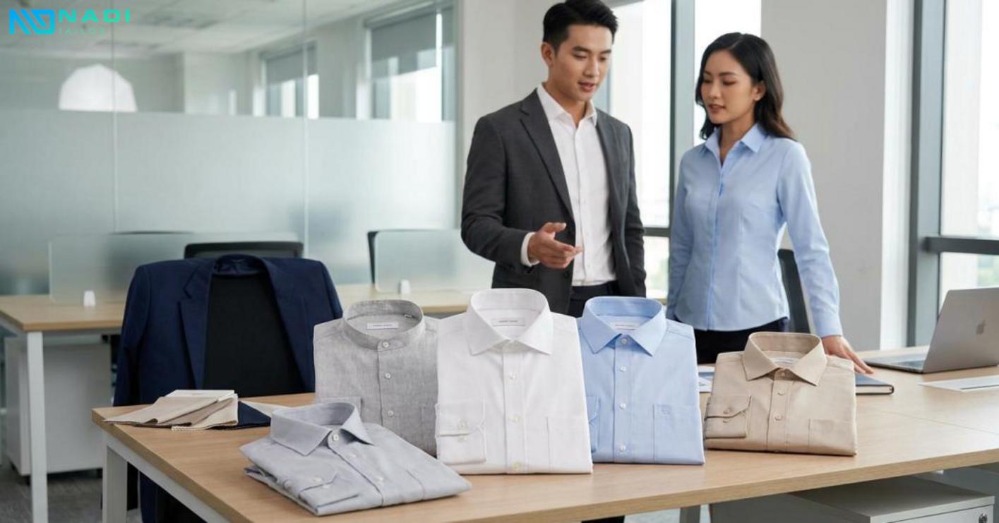 Các kiểu dáng và chi tiết thiết kế thường gặp ở áo sơ mi công sở Các kiểu dáng và chi tiết thiết kế thường gặp ở áo sơ mi công sở