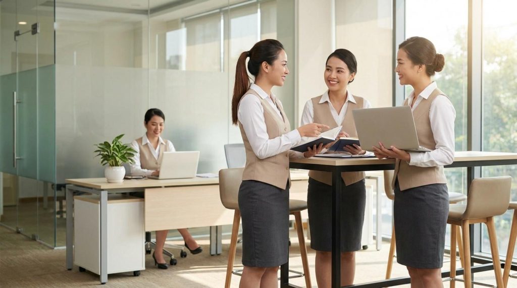 Mẫu Đồng Phục Công Sở Nữ Đẹp, Thanh Lịch 2026