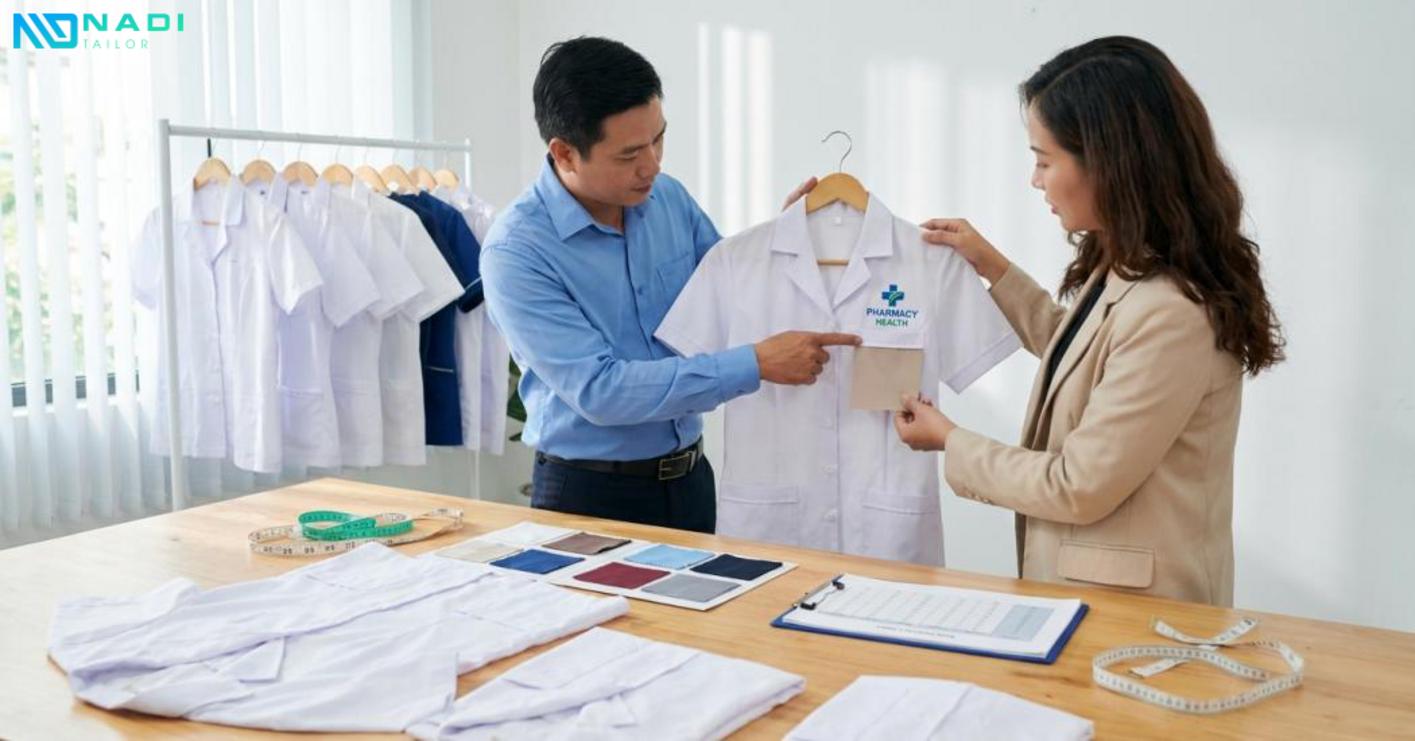 Cách đặt may quần áo dược sĩ cho nhà thuốc và những lỗi dễ gặp