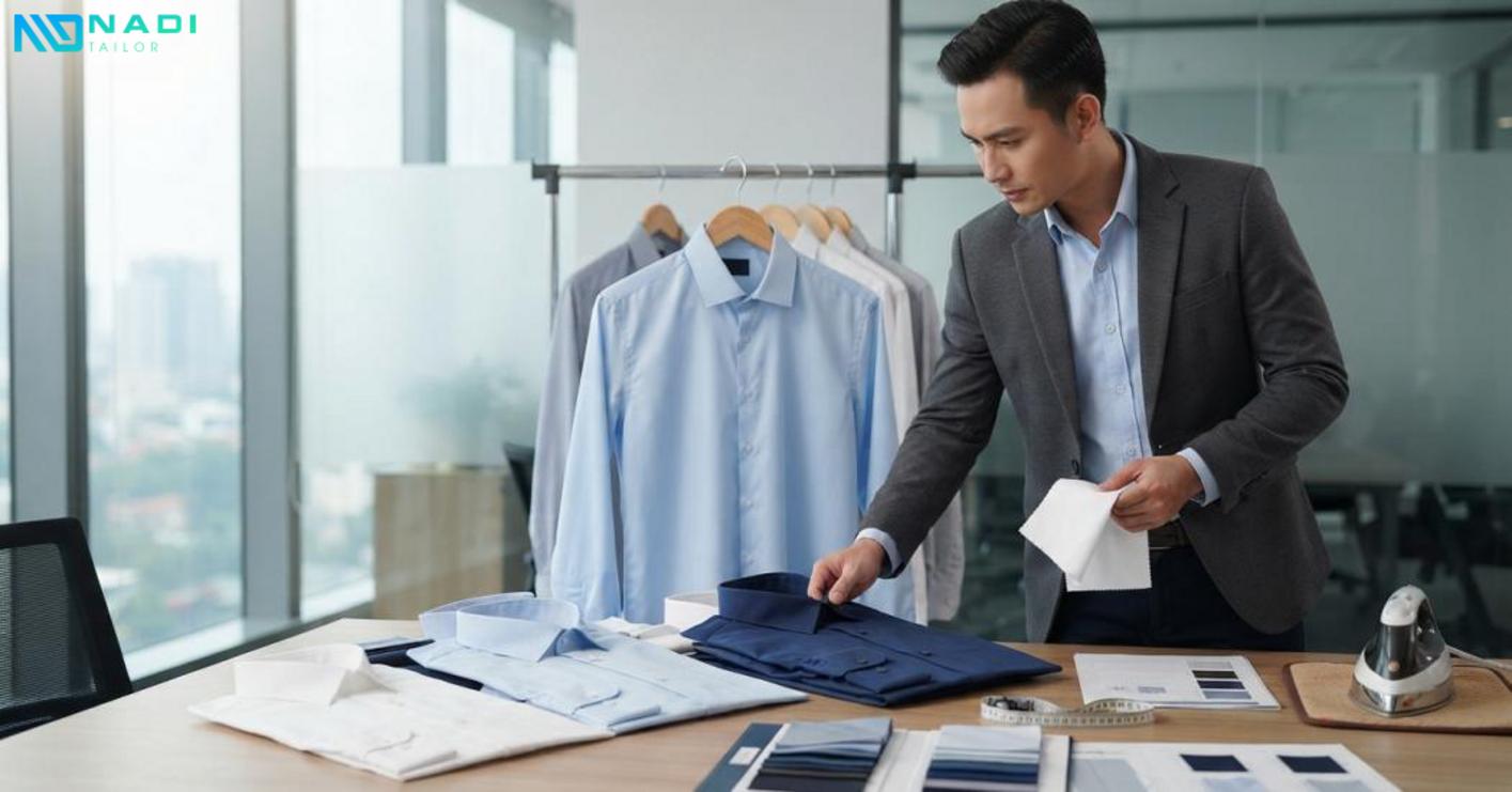 Chọn sơ mi công sở dựa trên chất liệu, phom dáng, màu sắc và bảo quản Chọn sơ mi công sở dựa trên chất liệu, phom dáng, màu sắc và bảo quản