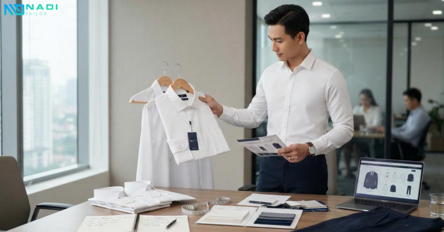 Giải đáp các tiêu chí chọn sơ mi trắng nam cao cấp phù hợp doanh nghiệp Giải đáp các tiêu chí chọn sơ mi trắng nam cao cấp phù hợp doanh nghiệp
